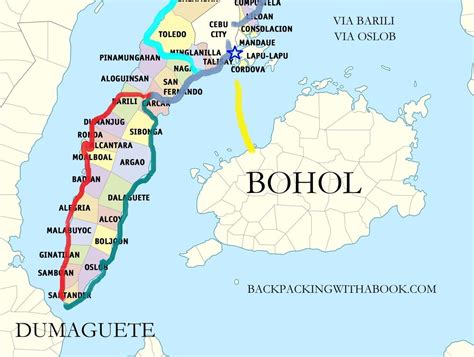Cebu City to South Cebu .